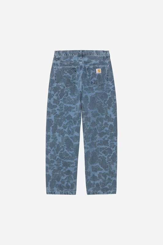 Jean Carhartt Wip DUCK LANDON PANT Camo Duck Blue Bleached