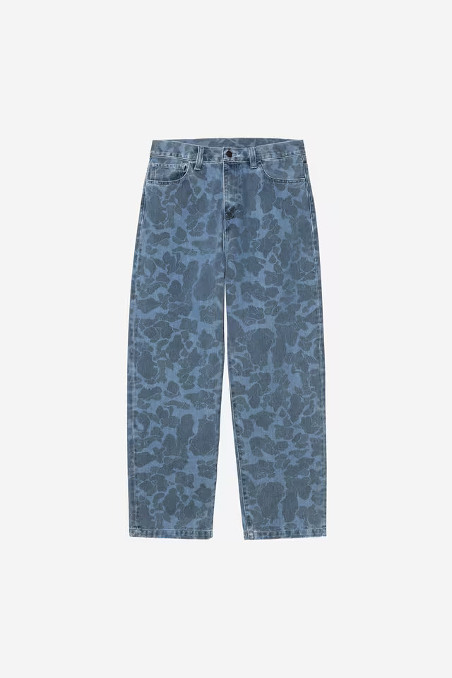Jean Carhartt Wip DUCK LANDON PANT Camo Duck Blue Bleached