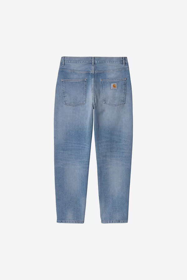 Jean Carhartt Wip NEWEL PANT Blue Light Used Wash — Carhartt wip