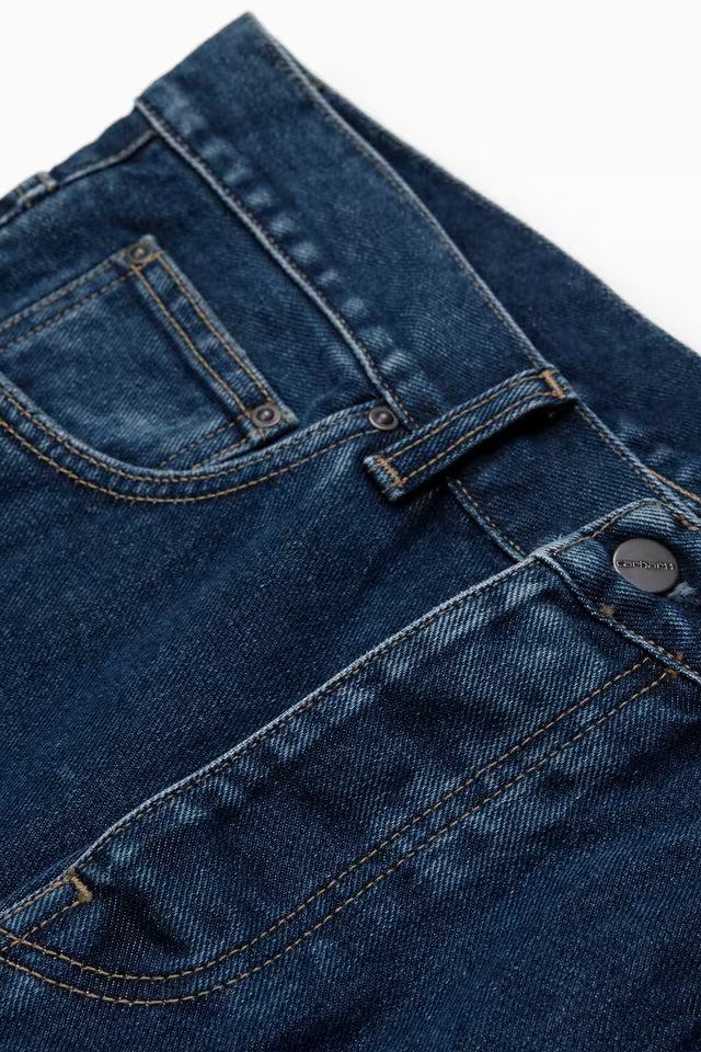 Jean Carhartt Wip NEWEL PANT Blue Stone Washed