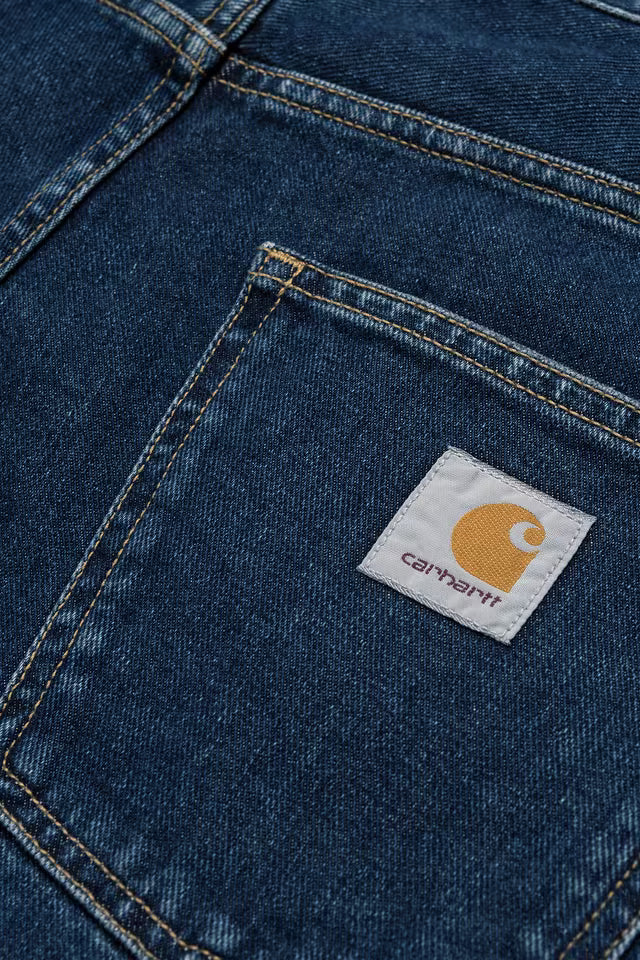 Jean Carhartt Wip NEWEL PANT Blue Stone Washed