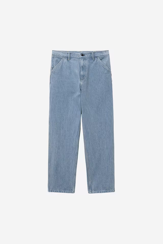 Jean Carhartt Wip SINGLE KNEE PANT Blue Stone bleached