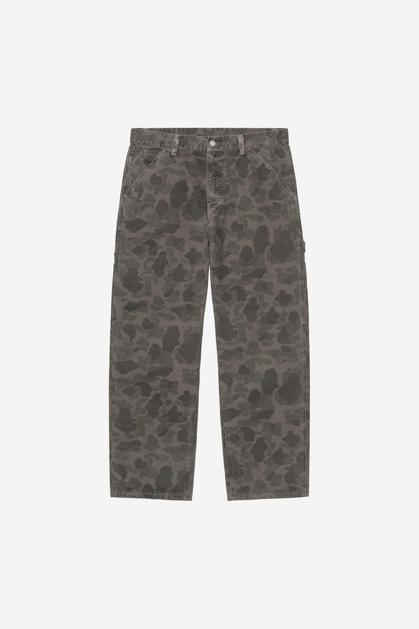 Jean Carhartt Wip DUCK SINGLE KNEE PANT Camo Duck Green Porphyry — Carhartt Wip