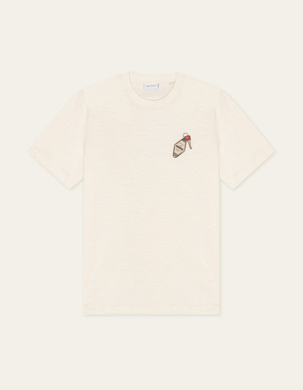 Les Deux BEN TROY S/S TEE Light Ivory — Les Deux