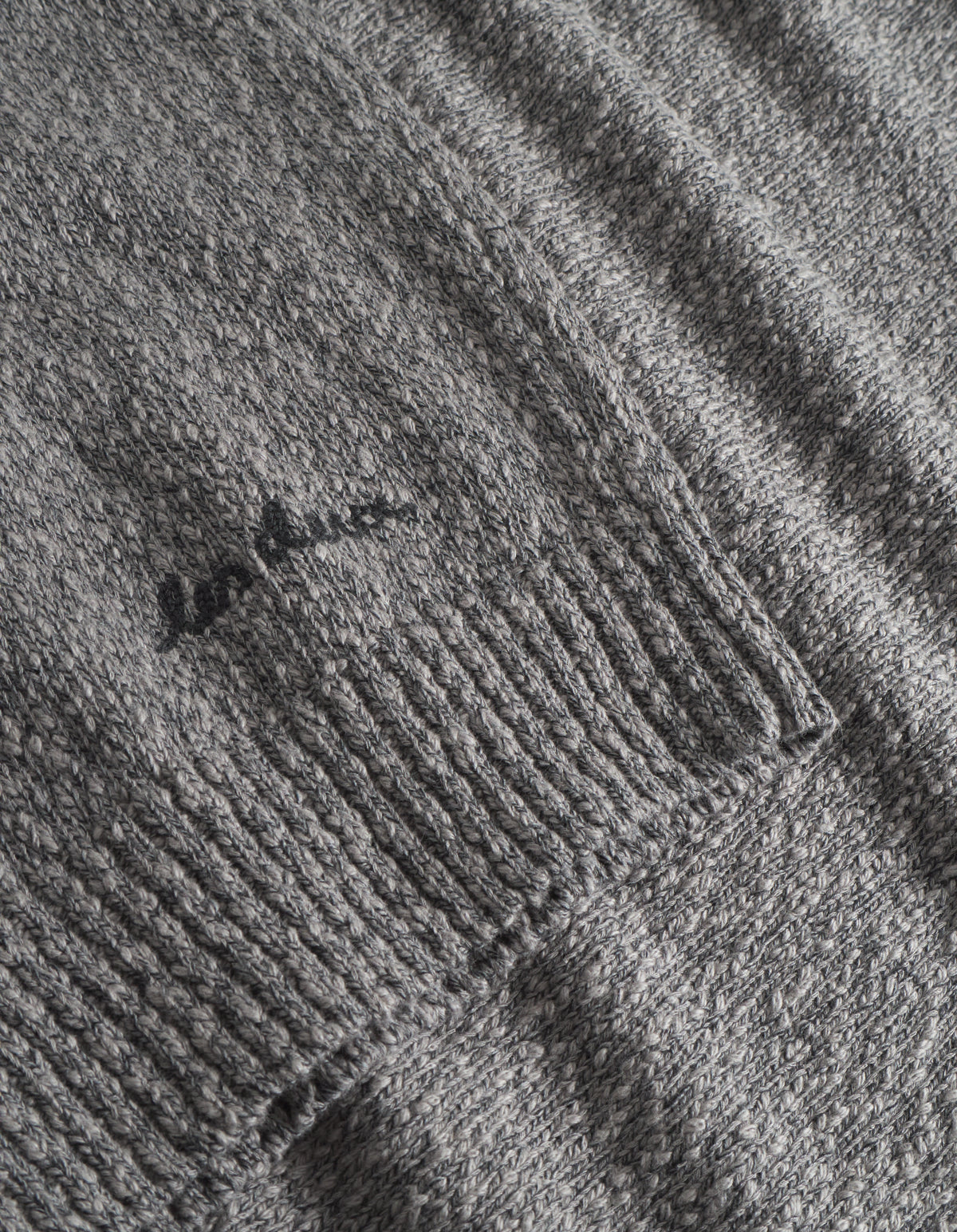 Les Deux Billy Mouliné Knitted Polo Black