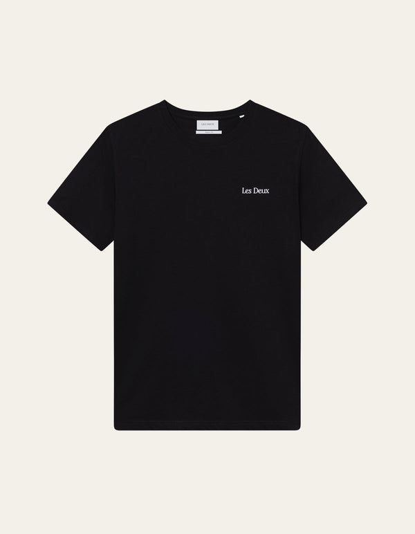 Les Deux Brady Flowermarket T-Shirt Black — Les Deux