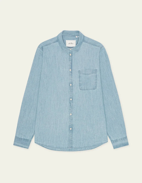 Les Deux CHAMBRAY SHIRT Light Blue Wash — Les Deux