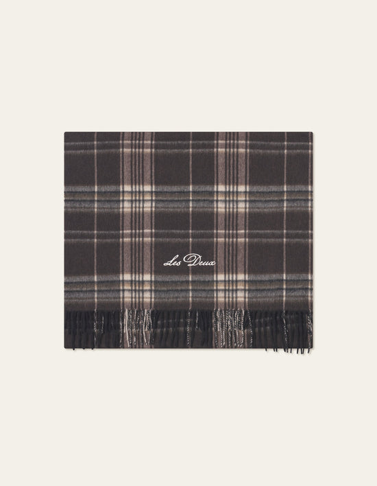 Les Deux Check Wool Scarf Delicioso — Les Deux