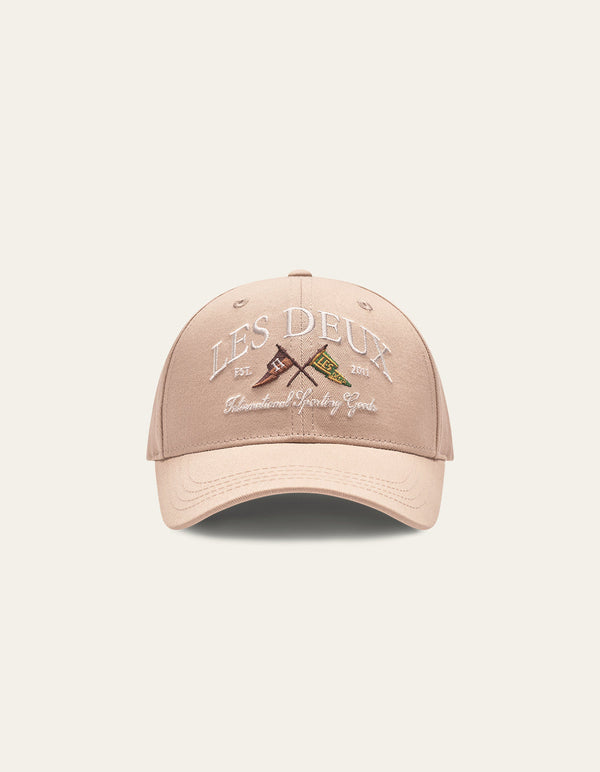 Les Deux Ivy League Organic Baseball Cap Light Desert Sand — Les Deux