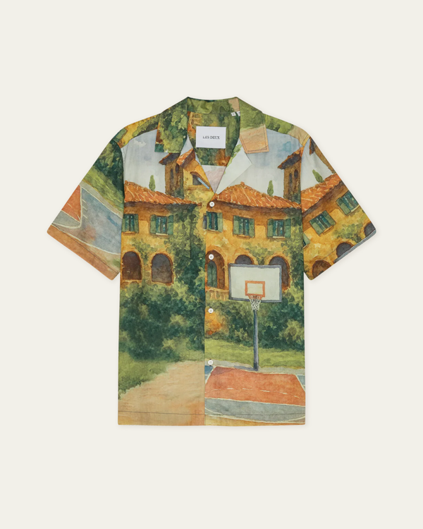 Les Deux LESLEY AOP RESIDENCE S/S SHIRT Duffel Bag — Les Deux