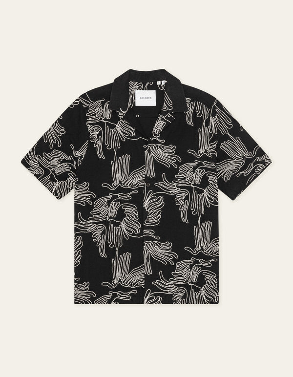 Les Deux LIAM AOE S/S SHIRT Black — Les Deux