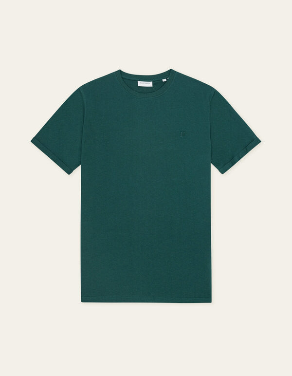 Les Deux NORREGARD CONTRAST S/S TEE Sea Moss Green — Les Deux