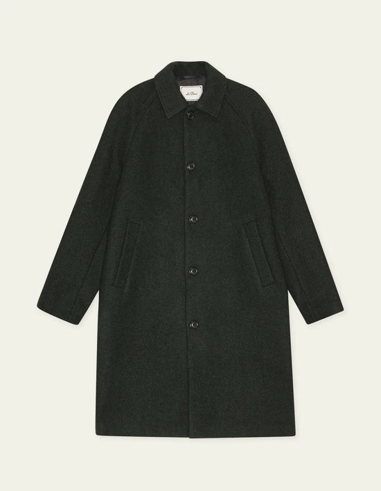 Les Deux SOLID WOOL COAT Rosin Green — Les Deux