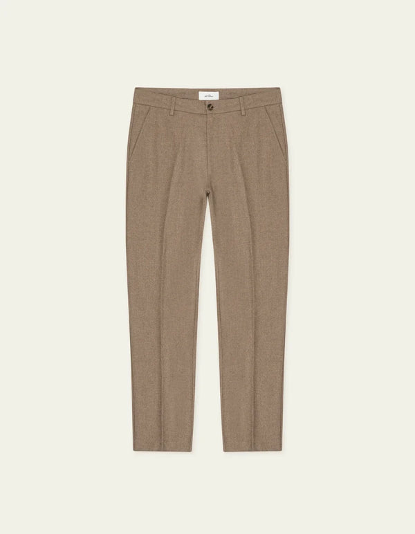 Les Deux WOOL REG SUIT PANTS Caribou — Les Deux
