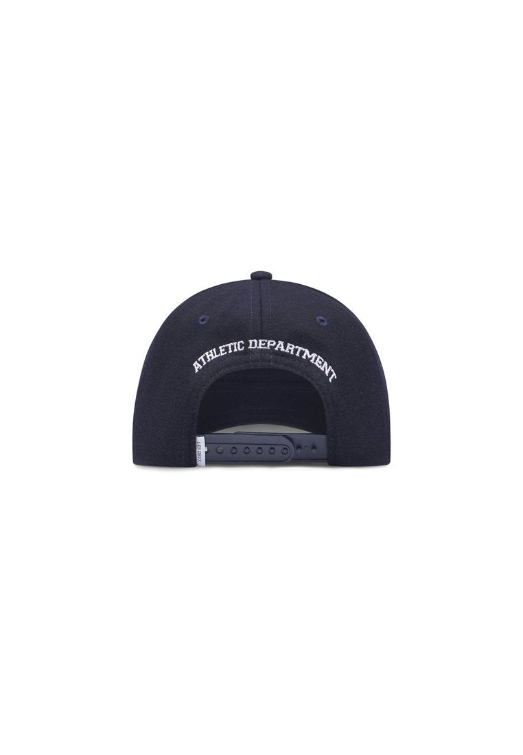 Les Deux Wool Baseball Cap Dark Navy