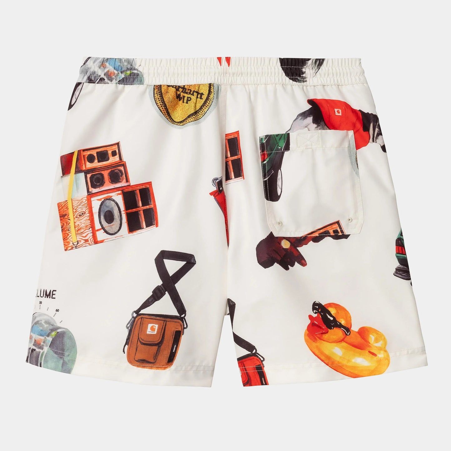 Maillot De Bain Carhartt Wip SLATER SWIM TRUNKS Jacob Rochester Print Wax