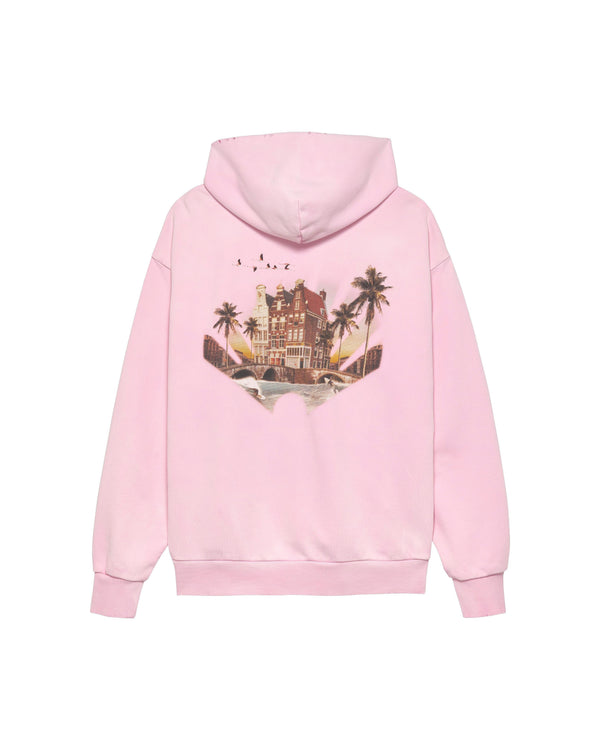 New Amsterdam TROPICAL HOODIE Pink Lady — New Amsterdam