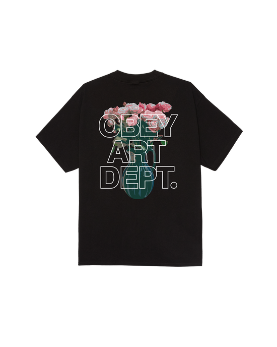 OBEY ART DEPT. CLASSIC T-SHIRT BLACK — Obey