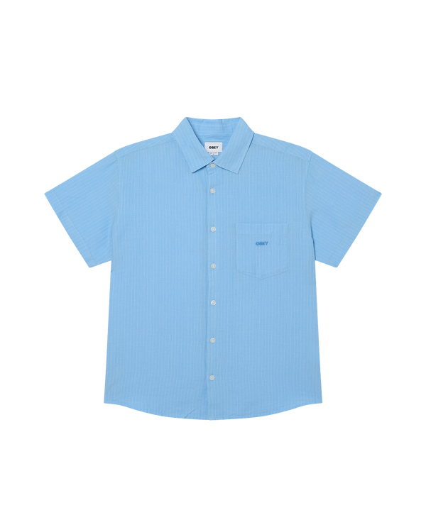 OBEY BARRY WOVEN SKY BLUE MULTI — Obey