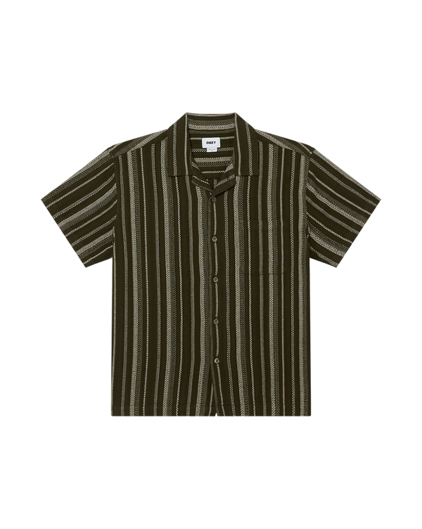 OBEY HUGH WOVEN DARK SAGE MULTI — Obey