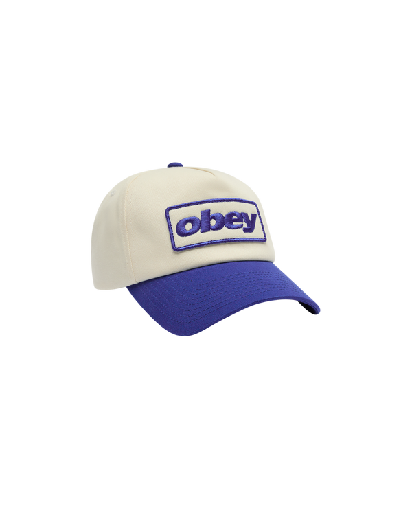OBEY RANCH 5 PANEL SNAPBACK ROYAL BLUE MULTI — Obey