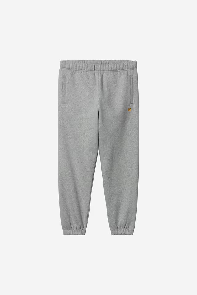 Pantalon Carhartt Wip CHASE SWEAT PANT Grey Heather Gold