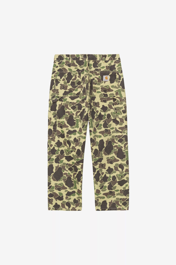 Pantalon Carhartt Wip DUCK SINGLE KNEE PANT Camo Duck Green — Carhartt wip