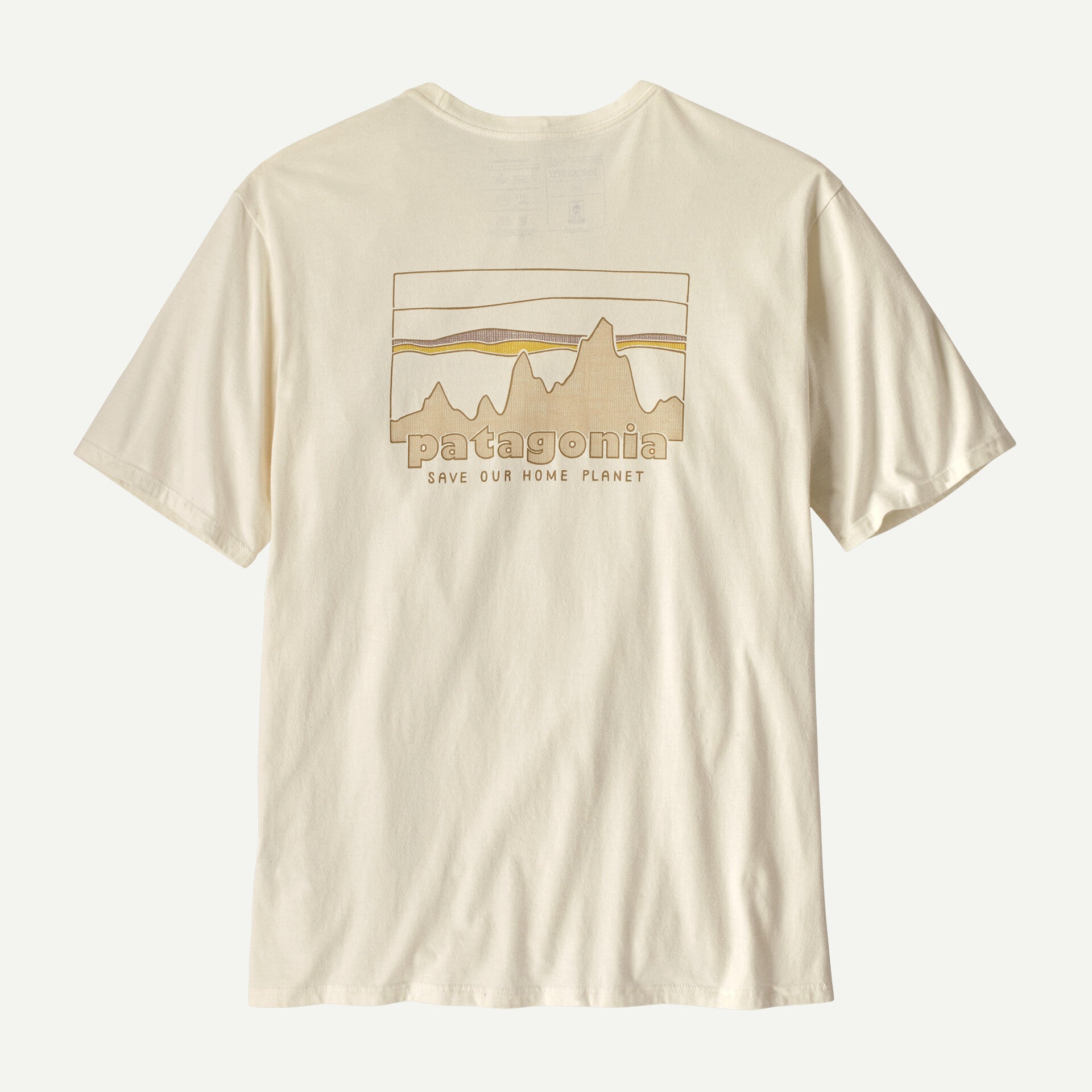 Patagonia 73 Skyline Organic T-Shirt Birch White