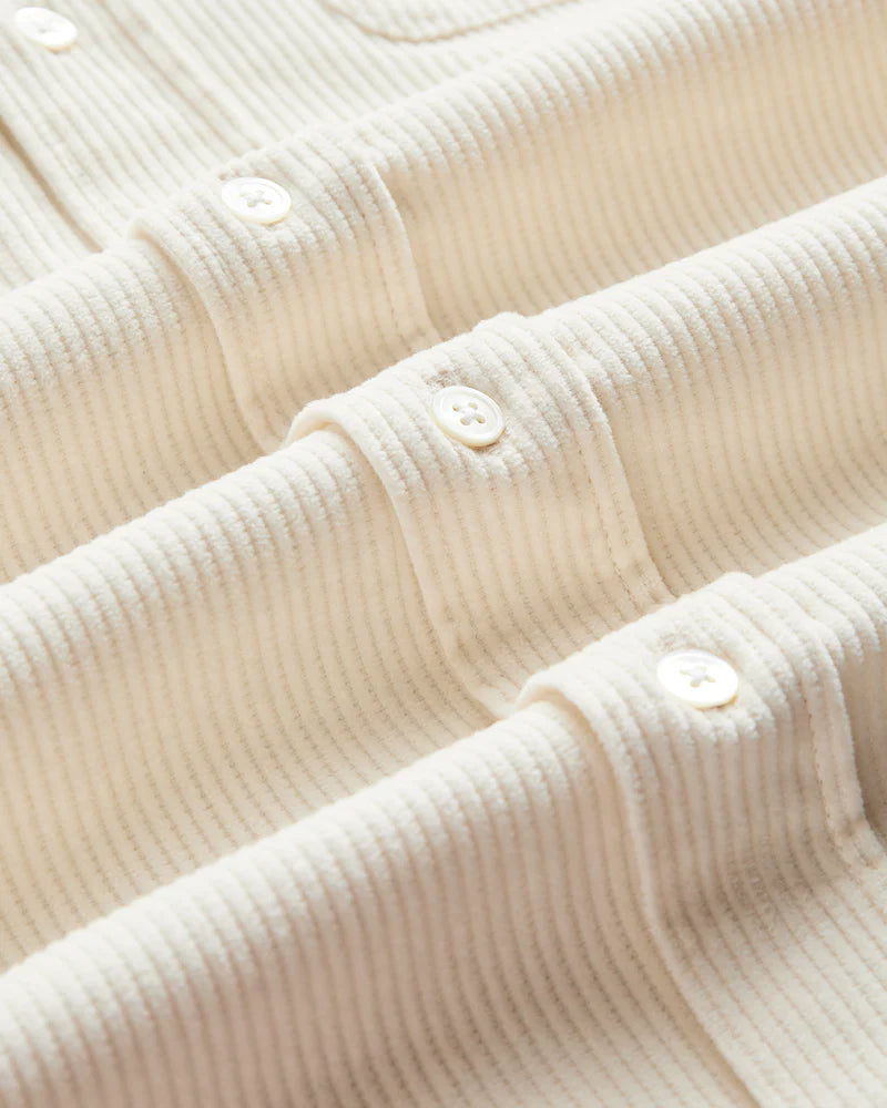 Portuguese Flannel LOBO 2.0 L/S SHIRT Ecru