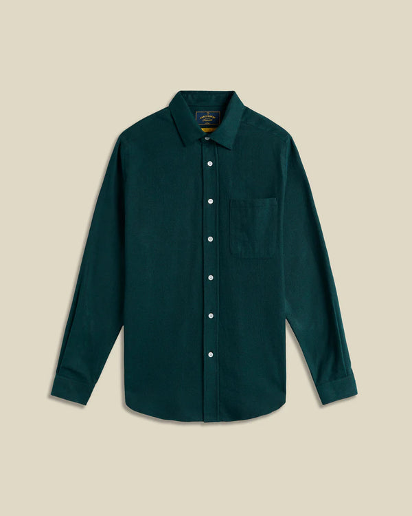 Portuguese Flannel TECA 2.0 L/S SHIRT Green — Portuguese Flannel