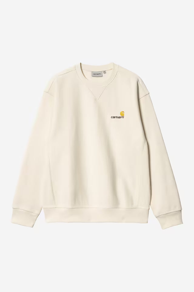 Pull Carhartt Wip AMERICAN SCRIP SWEAT Natural