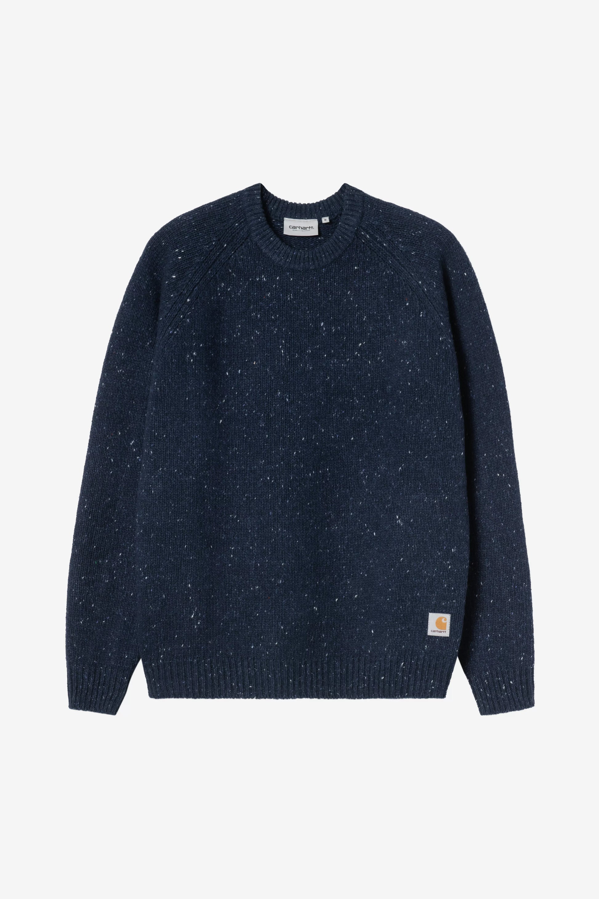 Pull Carhartt Wip ANGLISTIC SWEATER Speckled Jupiter