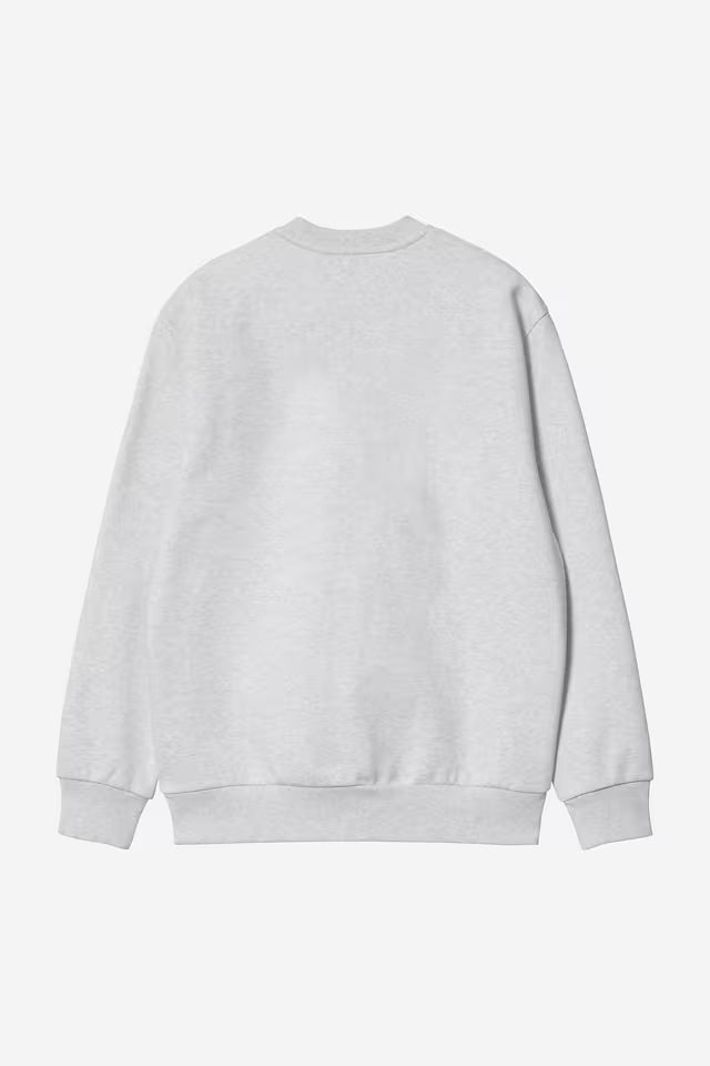 Pull Carhartt Wip CARHARTT SWEAT Ash Heather Rondo