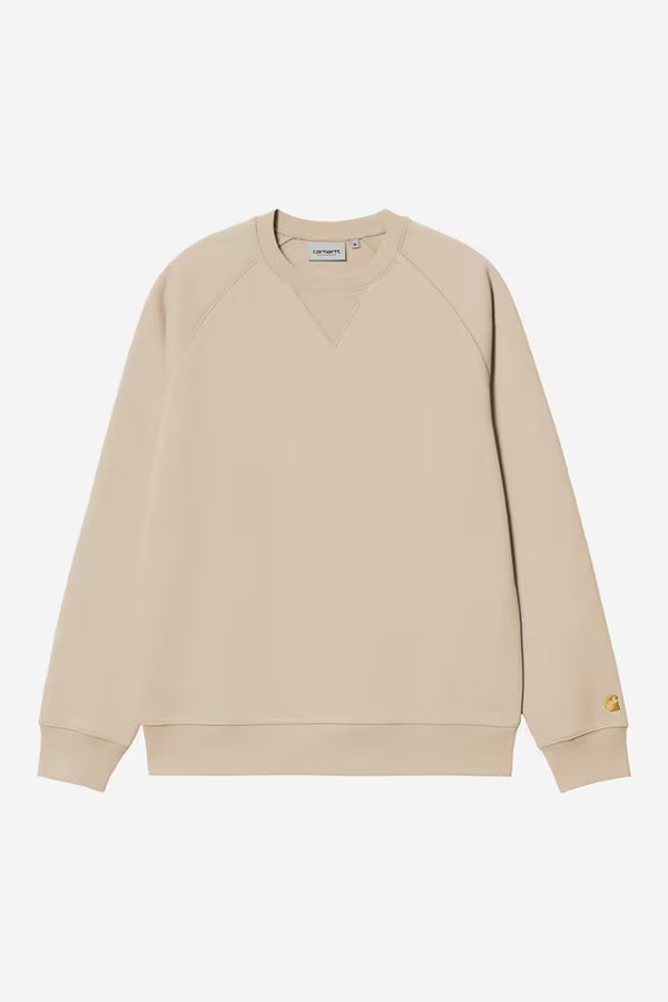 Pull Carhartt Wip CHASE SWEAT Fleur De Sel Gold — Carhartt wip