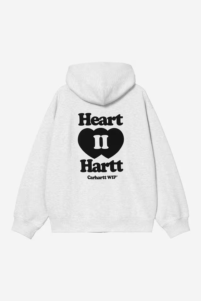Pull Carhartt Wip HOODED HEART II HARTT Ash Heather