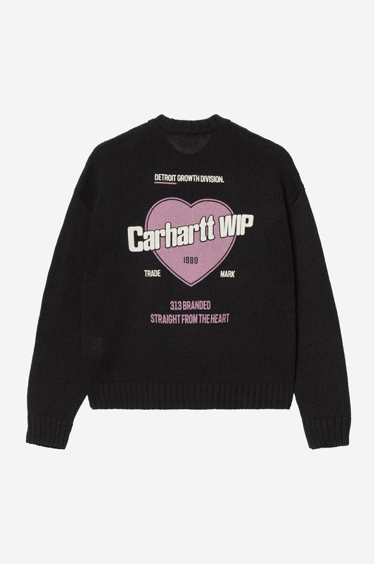 Pull Carhartt Wip W GROWTH SWEATER Black