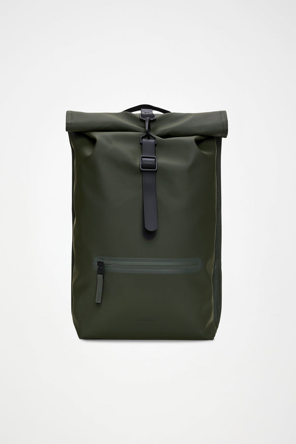 Rains ROLLTOP RUCKSACK Green — Rains