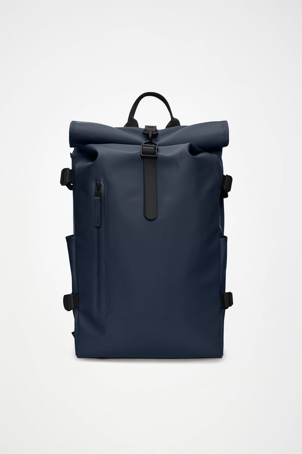 Rains ROLLTOP RUCKSACK LARGE Navy — Rains