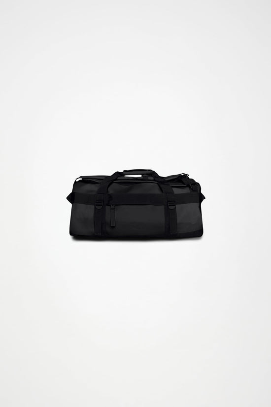 Rains TEXEL DUFFEL BAG SMALL Black — Rains