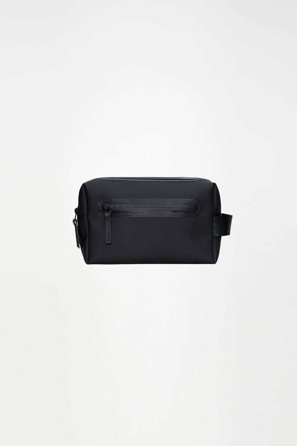 Rains WASH BAG ZIP Black — Rains