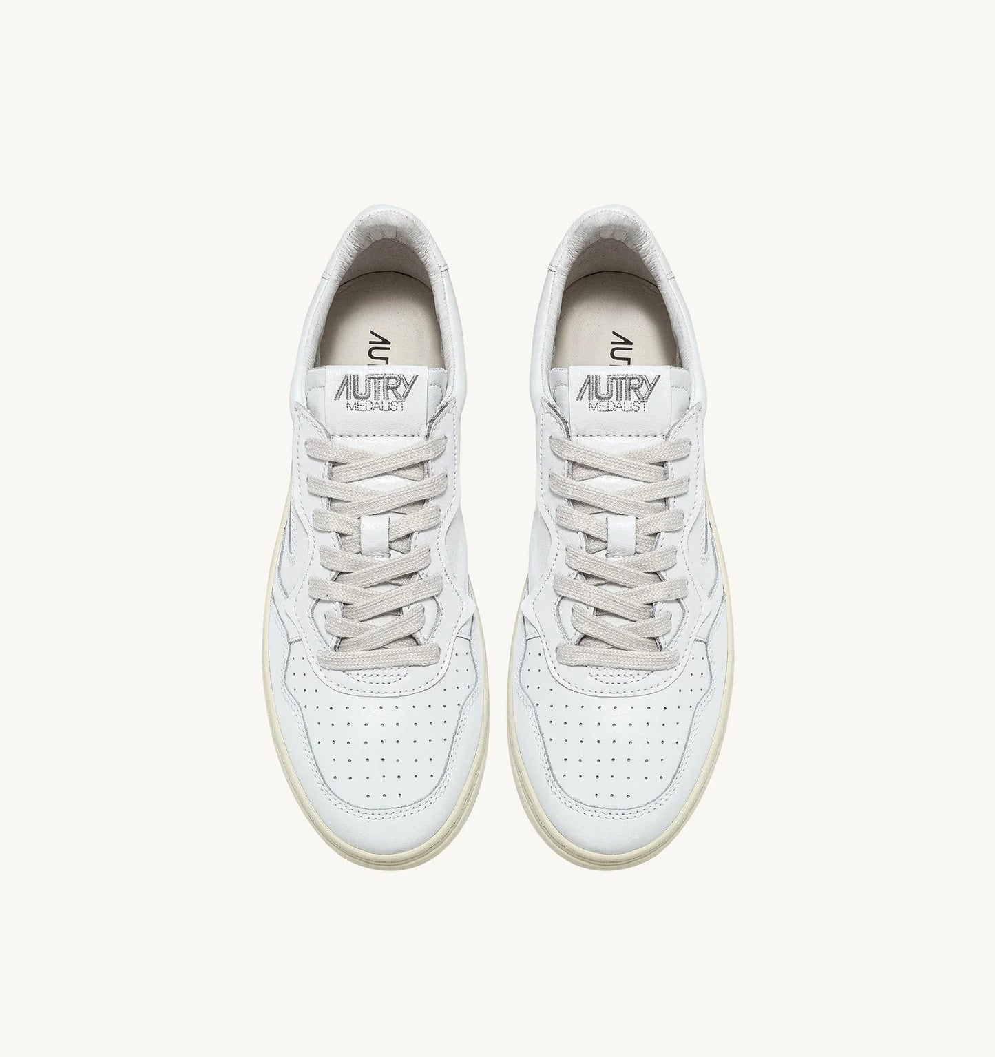 Autry Medalist Low White