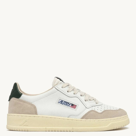 MEDALIST LOW Leather Suede WHITE MOUNTAIN - Uptown 42