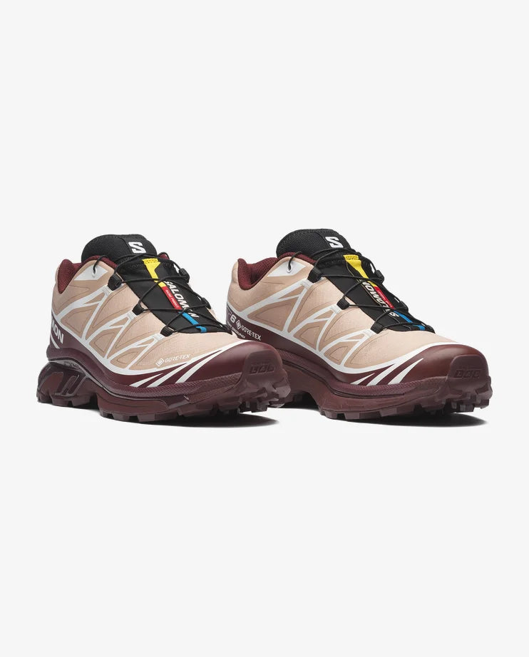 Salomon XT-6 GTX Mahogany Rose Tawny Port side