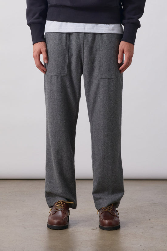 Service Works Flannel Chef Pants Charcoal — Service Works