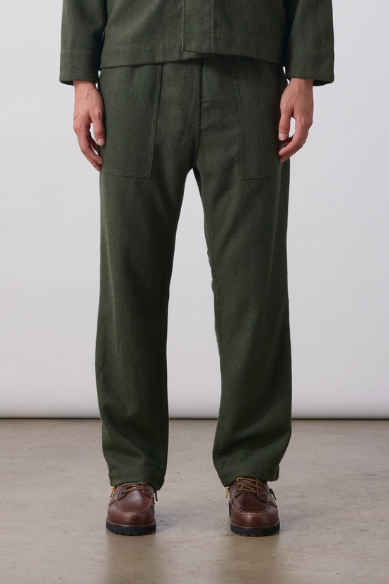 Service Works Flannel Chef Pants Forest — Service Works