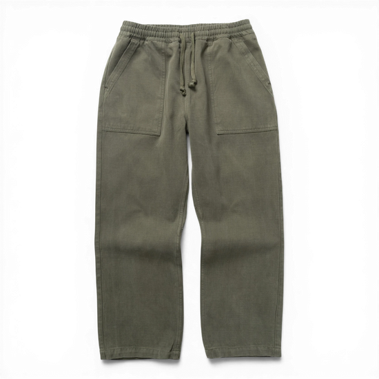 Service Works Moleskin Chef Pants Moss — Service Works