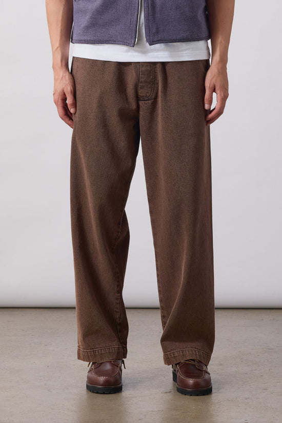 Service Works Over-Dyed Easy Chef Pants Umber — Service Works