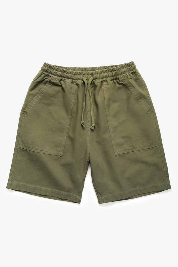 Sevice Works CANVAS CHEF SHORT Olive — Service Works