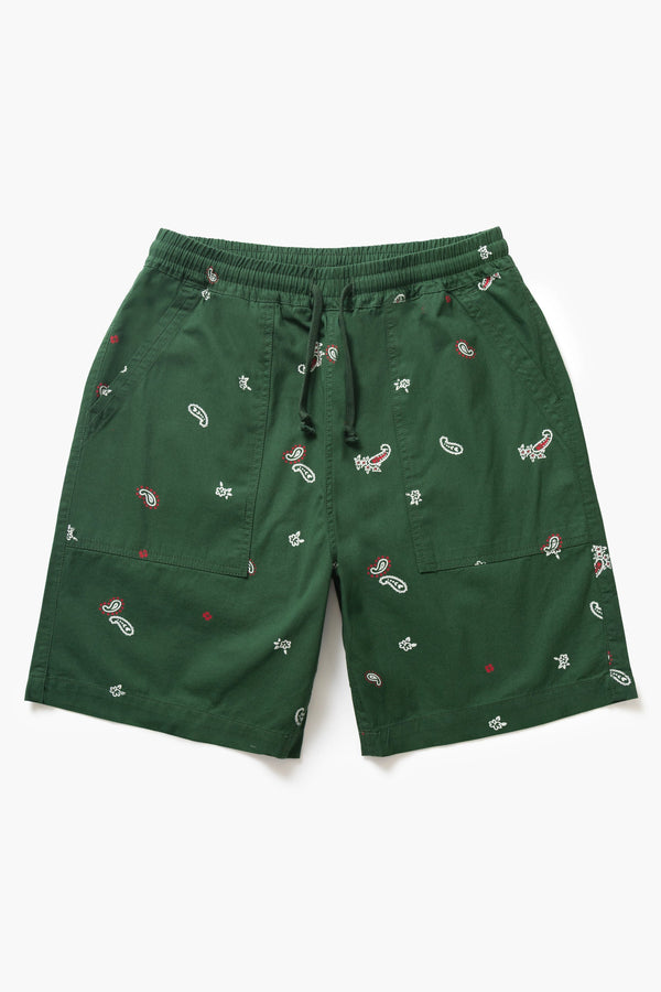 Sevice Works PAISLEY CHEF SHORT Forest — Service Works