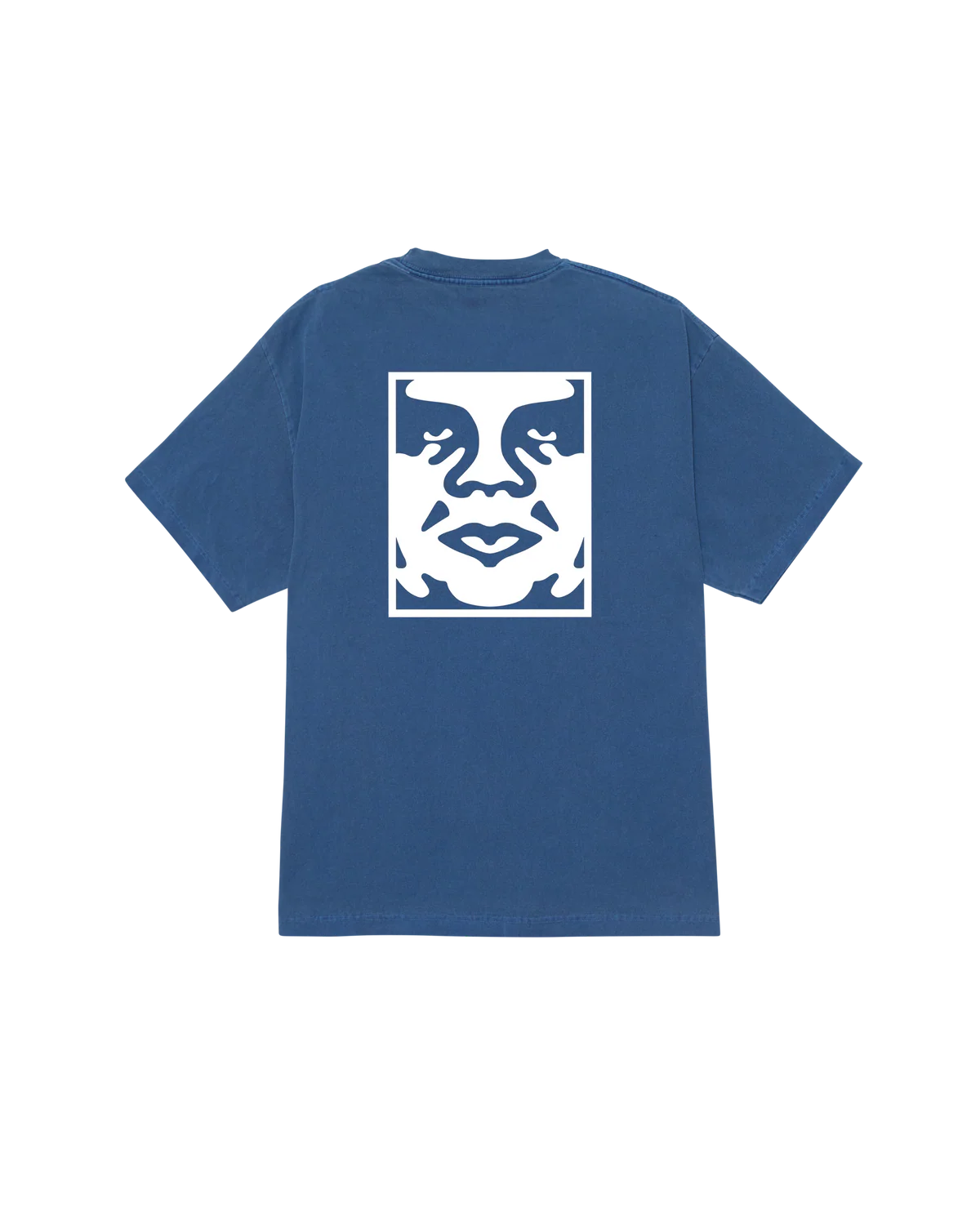 T SHIRT OBEY BOLD ICON FACE Pigment Dark Denim